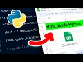 Automate Google Sheets with Python using the API