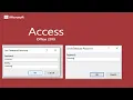 How to Set and unset password in MS access database