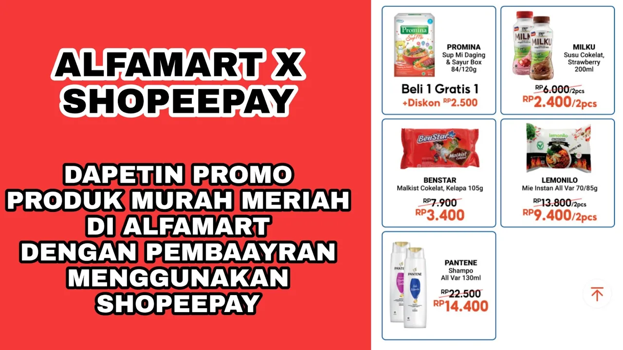 Transaksi voucher pulsa di Alfamart