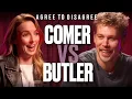 Austin Butler Jodie Comer Argue Over The Internet s Biggest Debates Agree To Disagree