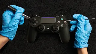 ASMR - Cleaning a ps4 controller