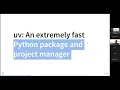 uv an extremely fast Python package manager marimo rethinking to create reproducible notebooks