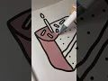strawberry cake coloring in