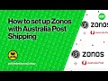 Easy Zonos Setup for Australia Post Shipping for Bricklink sellers