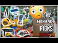 TOP 5 MUST HAVES THAT YOU CAN GET AT MENARDS