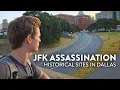 JFK Assassination Sites in Dallas Dealey Plaza Walking Tour Love Field History