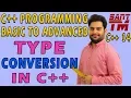 Type Conversion in C C tutorial for beginners
