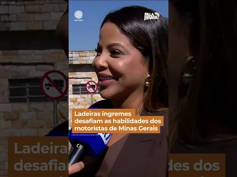 Ladeiras íngremes desafiam as habilidades dos motoristas de Minas Gerais #shorts #falabrasil