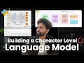 Building a Character level Language Model from scratch Neural Networks PyTorch NLP