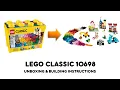 LEGO CLASSIC 10698 ideas Unboxing and Building instructions The Best Starter Set