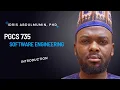 Introduction to Software Engineering PGCS 735 Ian Sommerville 10th Edition