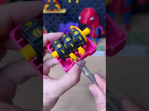3D Printed Mechanical Counter – 100% 3D Printed Parts