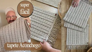 Tapete de Crochê Aconchego | Fácil de Fazer e no Tamanho que Você Desejar 