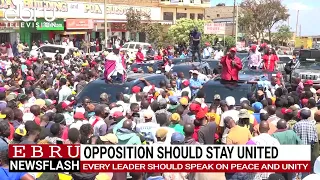 Hon. Matiang’i Urges Opposition to Stay United and Champion Peace. #ebrunews