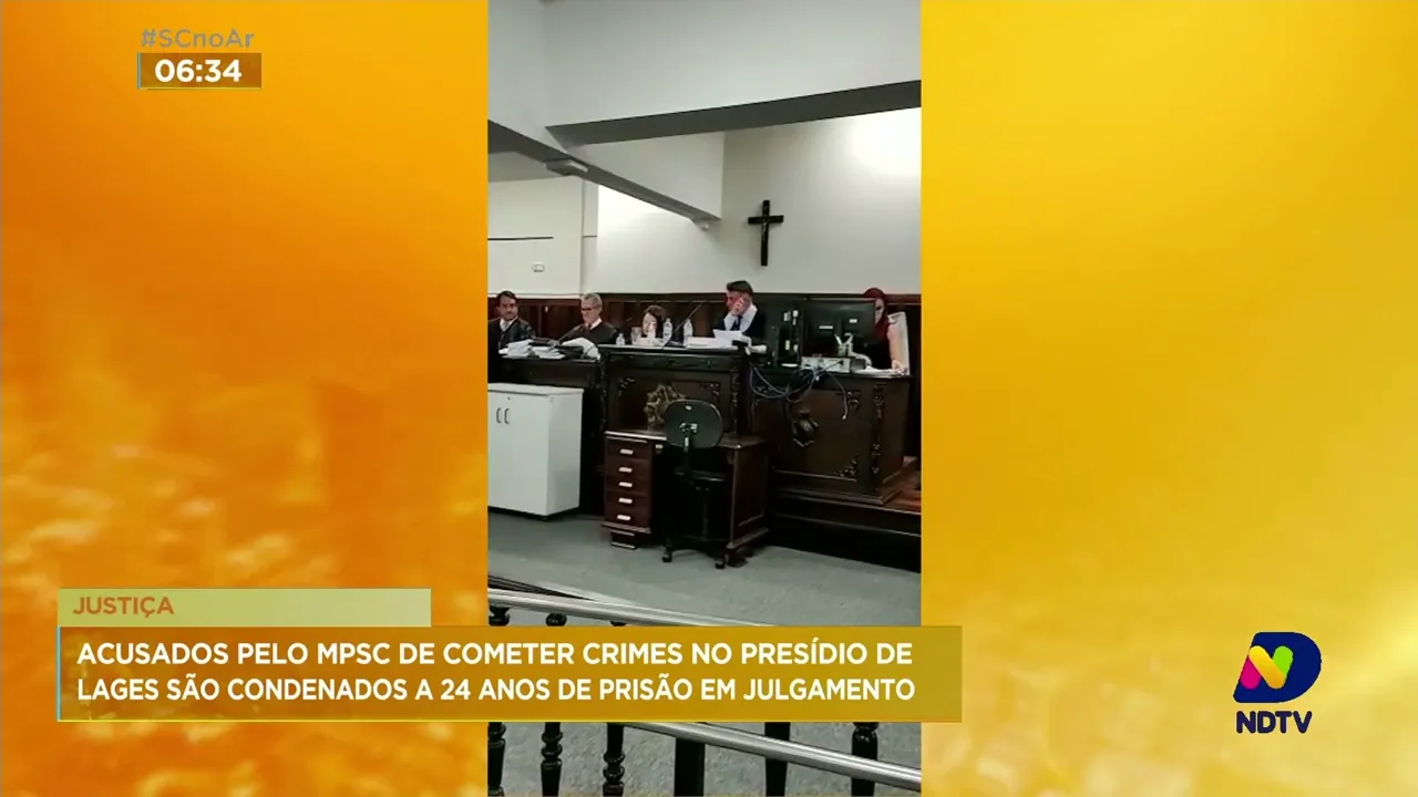Termina júri do caso dos 21 réus envolvidos em crimes ocorridos dentro do presídio de Lages