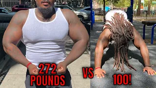 272 Pound Man vs. 100 Mike Tyson Push-Ups in 5 Minutes | That's Good Money