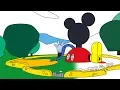 Mickey Mouse ClubHouse Drawing and Coloring how to draw Mickey Mouse Club House step by step Colour