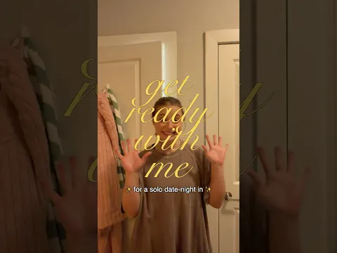 a cozy, solo date night in 📽️🍝