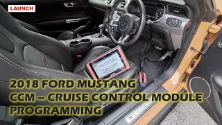 2018 ford mustang cruise control module manual programming with x431 pad v