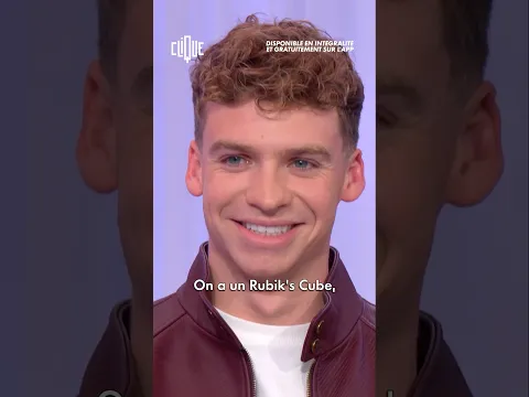 Léon Marchand est champion de... Rubik's Cube - CANAL+