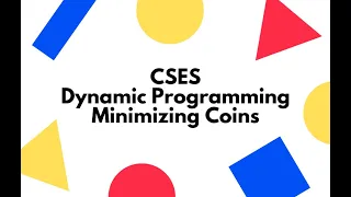 CSES Dynamic Programming Minimizing Coins