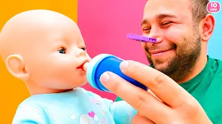 Baby Born Bebek Bakma Oyunu | Kadir, Mert'e Birkaç Saat Bakıyor
