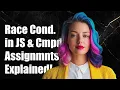 Understanding Race Conditions in JavaScript with Compound Assignment Issues