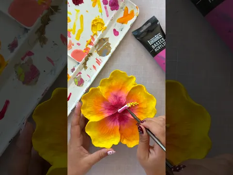 diy clay flower jewelry trinket dish 🌺