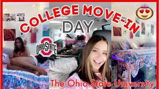 College Move-In Day Ohio State University 1st year in Dorms
