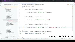 Core Java OOPS Part - 30 Inheritance in Java Constructor Overloading in Super Class
