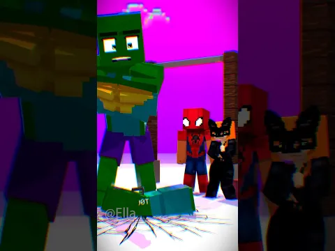 Spider Man Vs MikeyHulk, Which is Heavier 🤣Marvel Parody Prank - Maizen Minecraft #minecraft