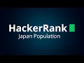 SQL Japan Population HackerRank com