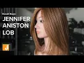 Jennifer Aniston Lob Haircut with Russell Mayes