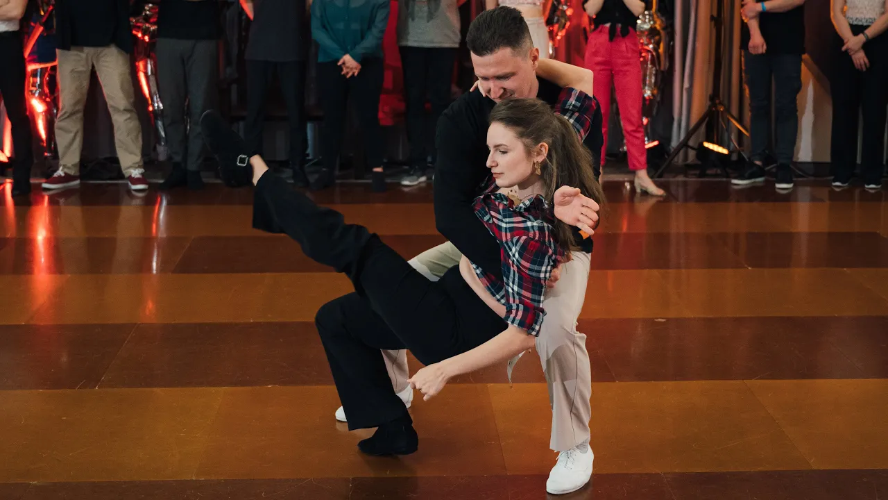 Ivan Katrunov and Anastasiya Milyutin - 3rd place Advanced Jack&Jill Finals - King Swing 2023
