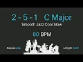 2 5 1 in C Major - Smooth Jazz Slow