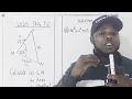 How to use Cosine Rule TRigonometry 2025 Paper 2 Shortest Distance and Area
