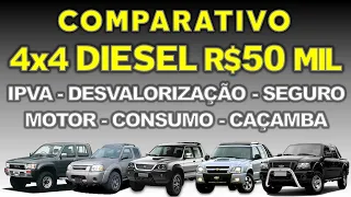 Qual a Melhor Caminhonete Diesel Usada  até 50 Mil Reais? Picape Diesel 4x4