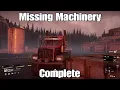 Snowrunner task Missing machinery
