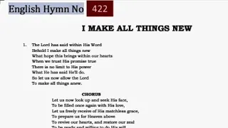 TPM English Hymn 422 - Let us now look up and seek His face Let us freely receive of His matchless