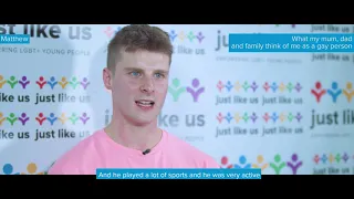 I would lower my voice so I didn't sound as effeminate | Matthew | My LGBT+ Story