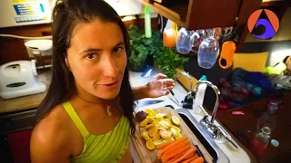 Staying Healthy on a small sailboat | 4 Day Detox / JUICE CLEANSE [Ep 37]