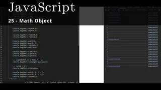 JavaScript 25 Math Object