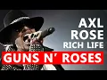 The Rich Life Of Guns N Roses Lead Vocalist - Axl Rose Insane Wealth