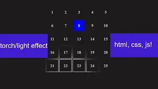 Torchlight effect in CSS and JavaScript