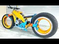 Build Awesome Hubless Wheels Motorbike And Use High Power Engine 300cc