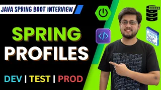 Spring Profiles application properties Environment Property 1 Java Spring Boot Interview Q12
