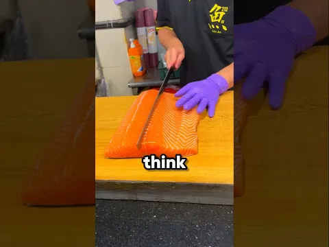 Secret Technique That Makes Salmon Expensive! 😱🐟