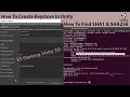 How to get Signing Certificate Fingerprint SHA1 SHA256 in Unity
