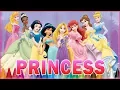 Disney Princess Coloring Book Coloring Pages for Kids Ariel Cinderella Rapunzel Learn Colors