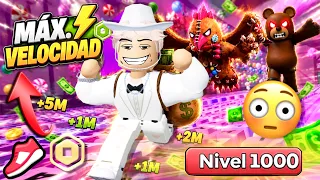 CONSEGUI VELOCIDAD INFINITA ♾️ GASTANDO ROBUX 😎 EN ESCAPA DEL TECLADO ROBLOX